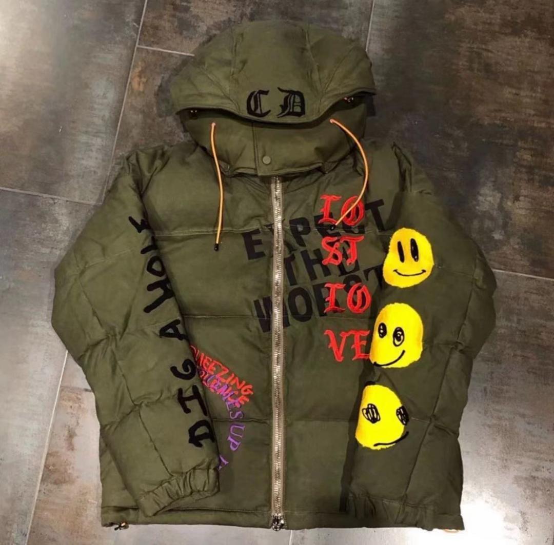 READYMADE 2019AW Down Jacket ワッペン刺繍カーキオリ