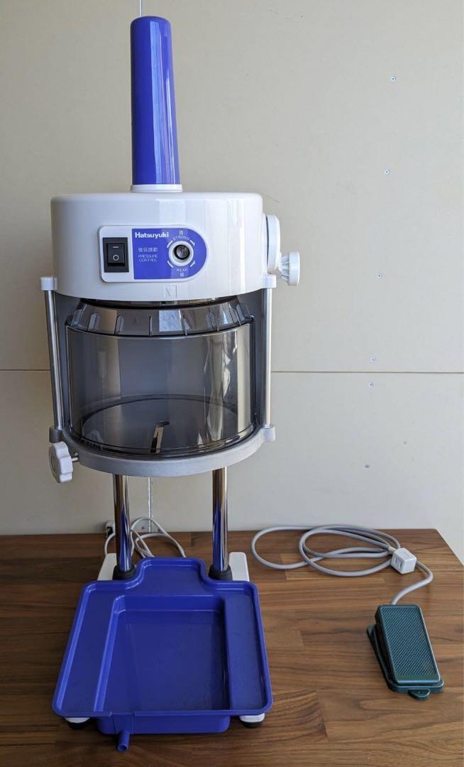 業務用かき氷機 初雪 ロングレー HB600A  フットスイッチ付き