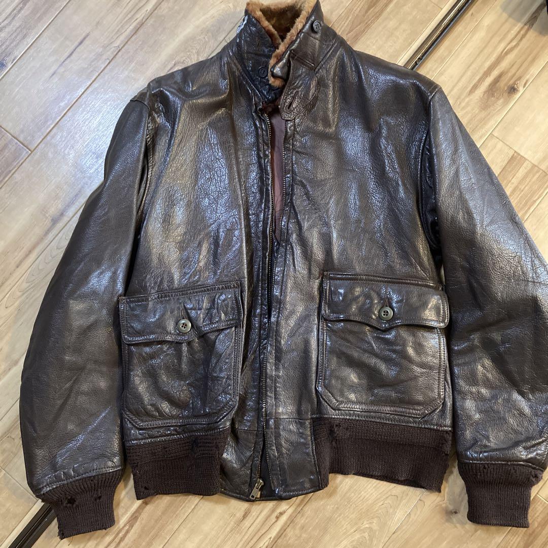 50s 60s usnavy G-1 フライトジャケット
