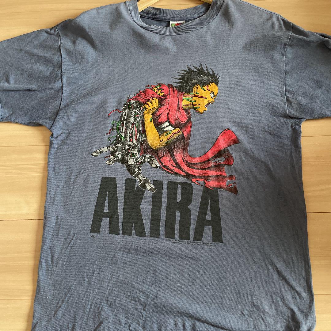 90s AKIRA Tシャツ　ネイビー　鉄雄　ビンテージ