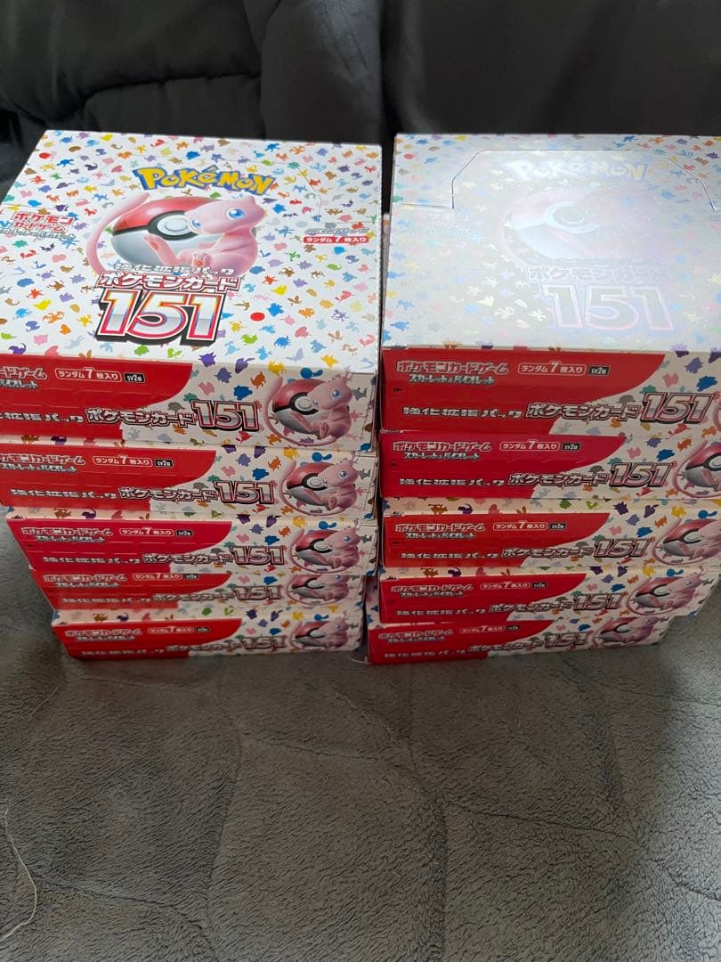 ポケモンカード151シュリンクなし10box