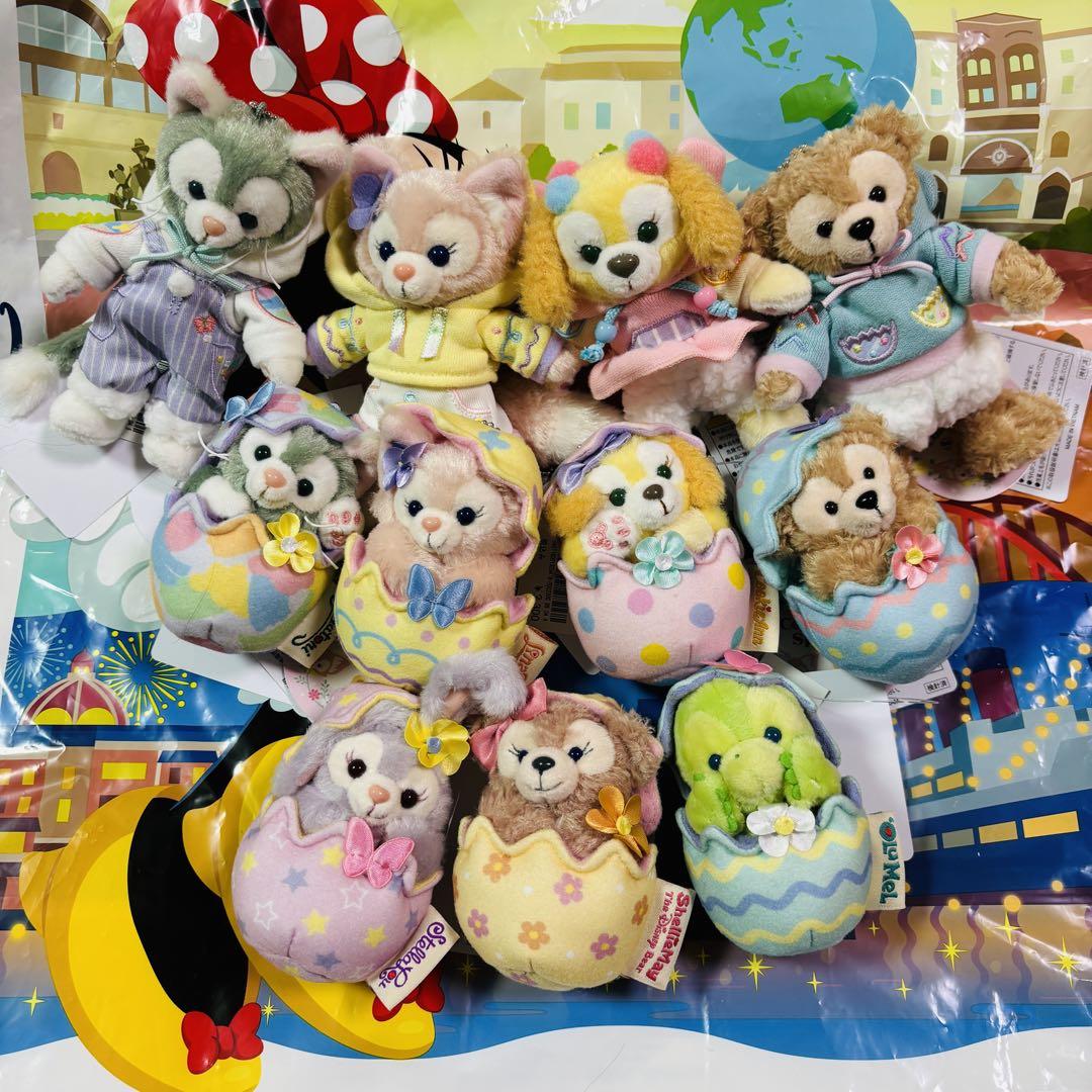 Duffy and Friends ぬいぐるみバッジ＆ぬいぐるみストラップset