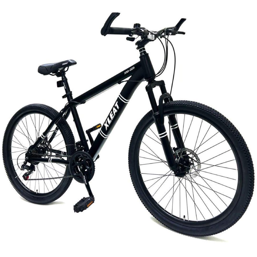 マウンテンバイク 26インチ タイヤ 軽量 自転車 アウトドア バイク 黒／白