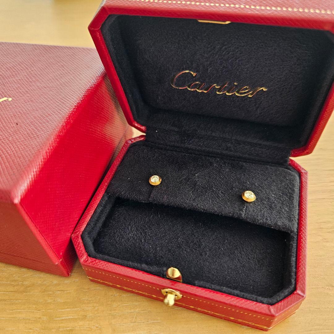 【新品未使用】カルティエ　ダイヤ　ピアス