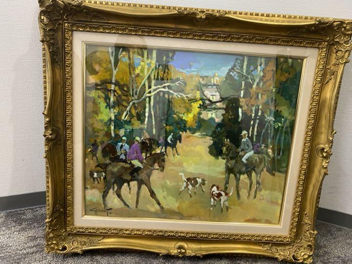 絵画 油絵　グリソー　フランス　ディオール