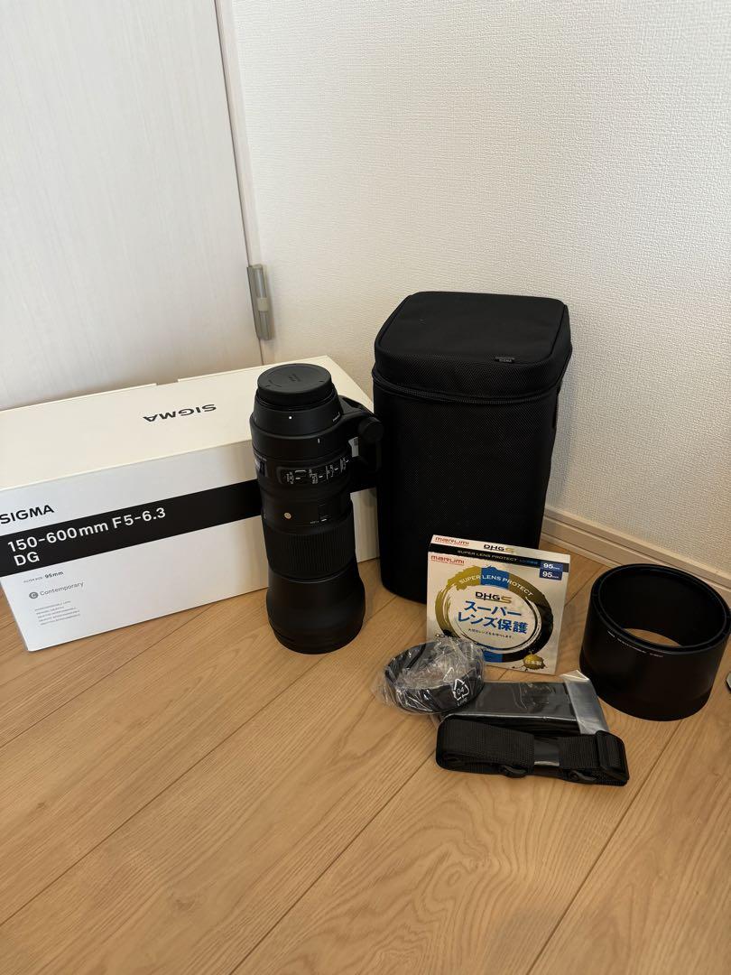 【値下げ】SIGMA 150-600F5-6.3DG レンズフィルター付き
