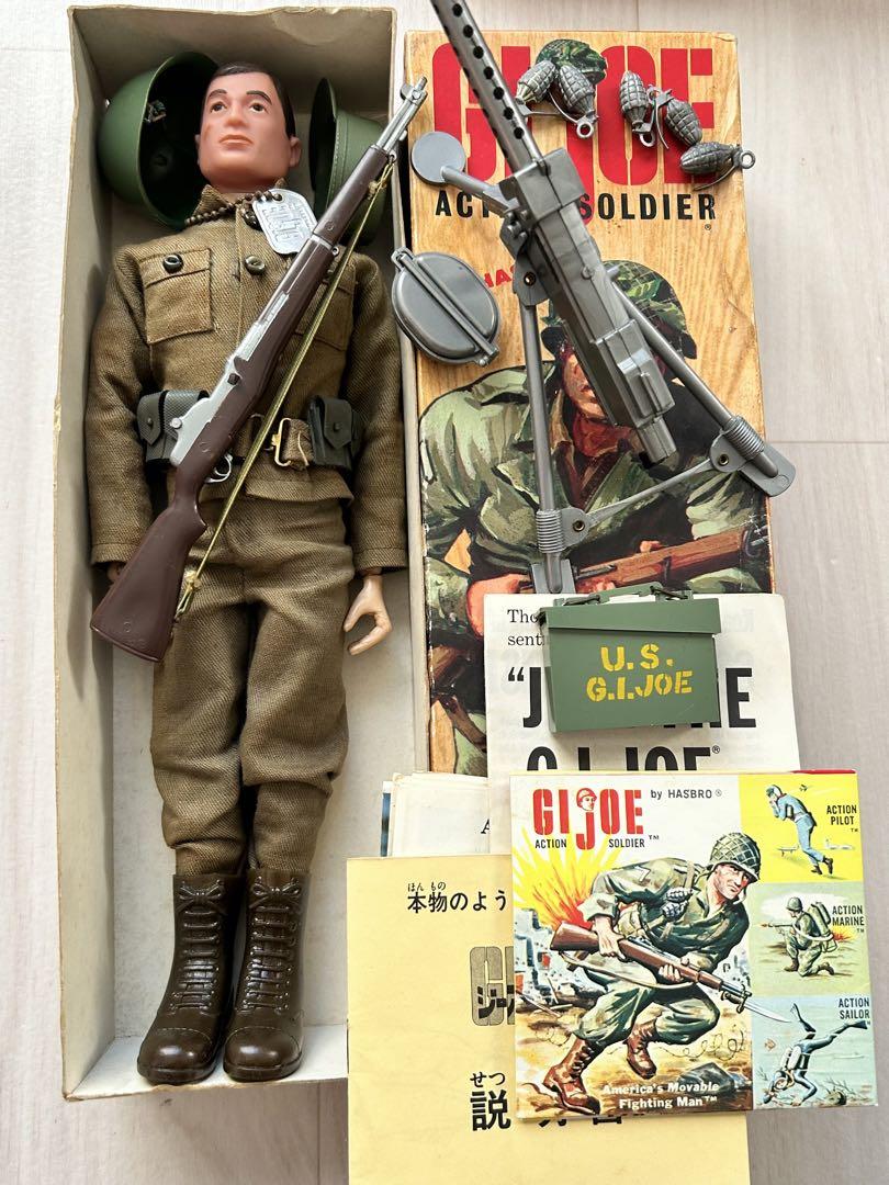 ビンテージGI JOE action soldier 1964 ブラウンヘア