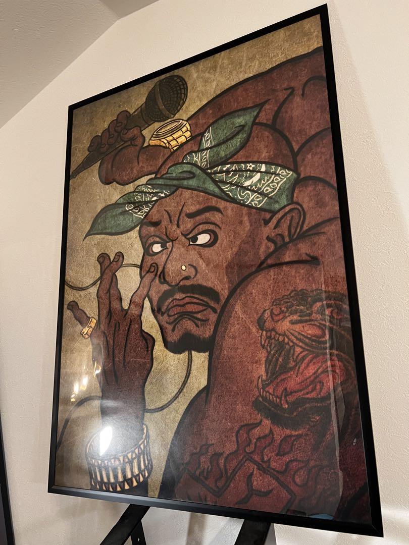 【レア美品】APPLEBUM 2pac 浮世絵ポスター