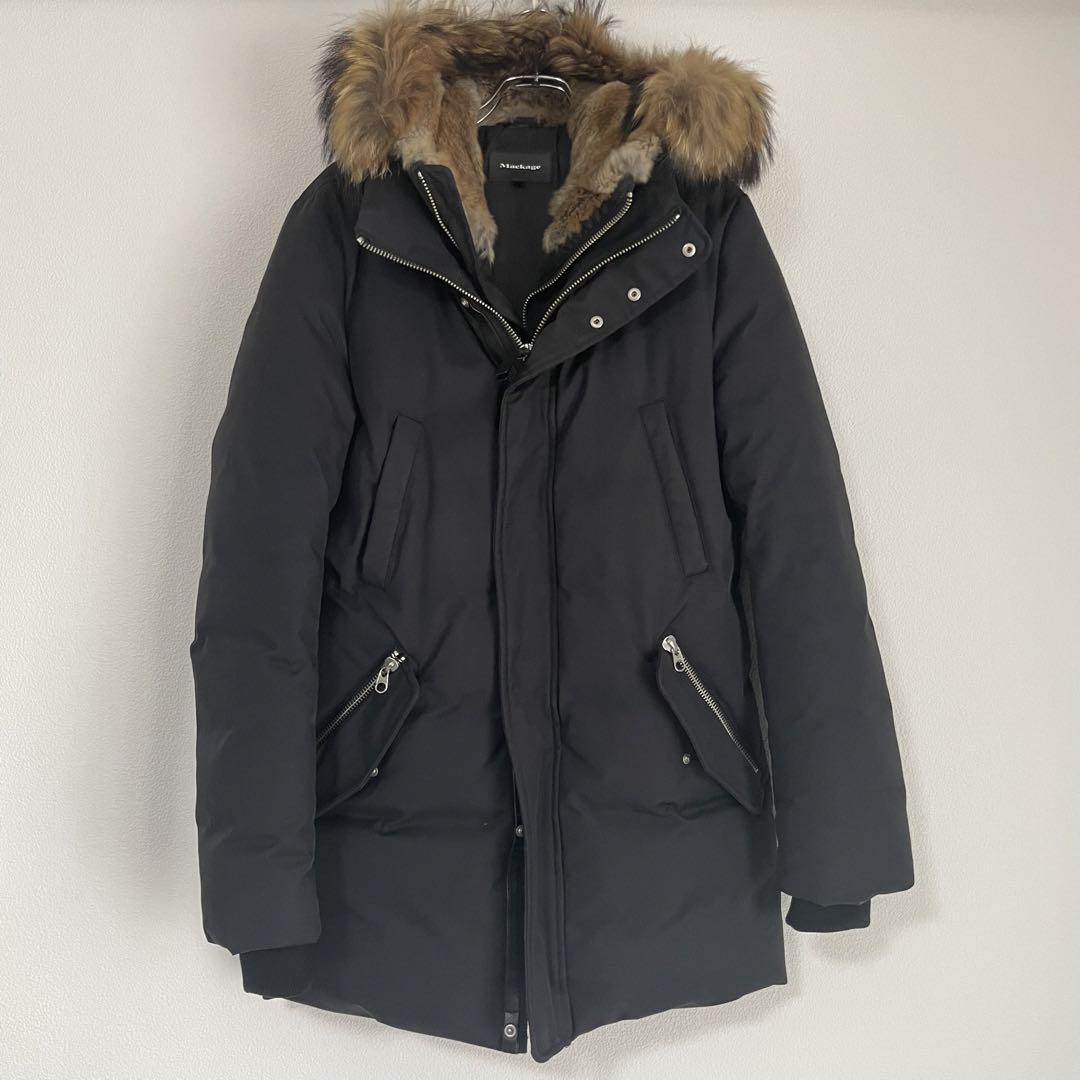 Mackage ブラックダウンエドワードジャケット