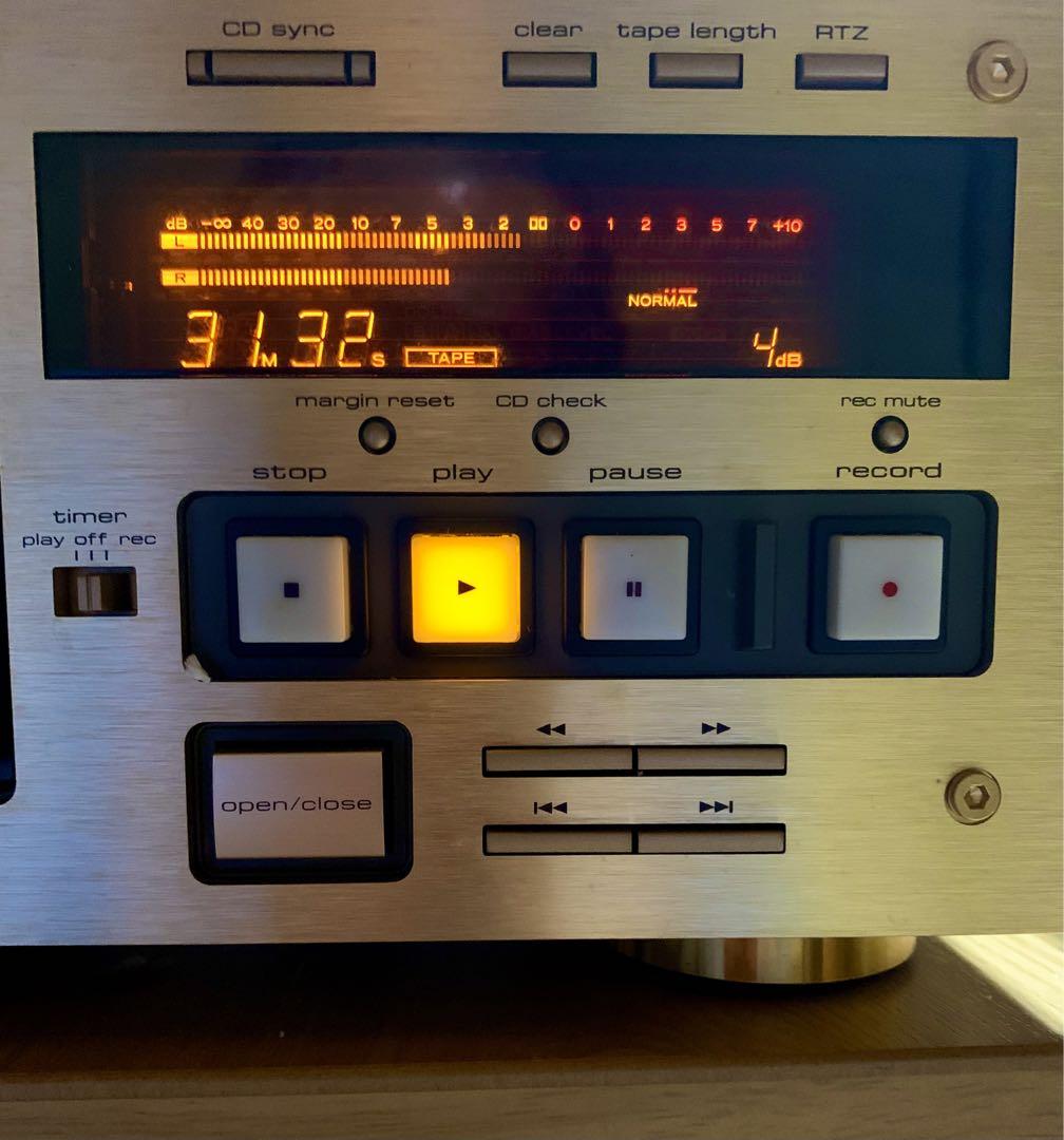 ☆【美品・動作確認】TEAC ティアック カセットデッキ V-8030S