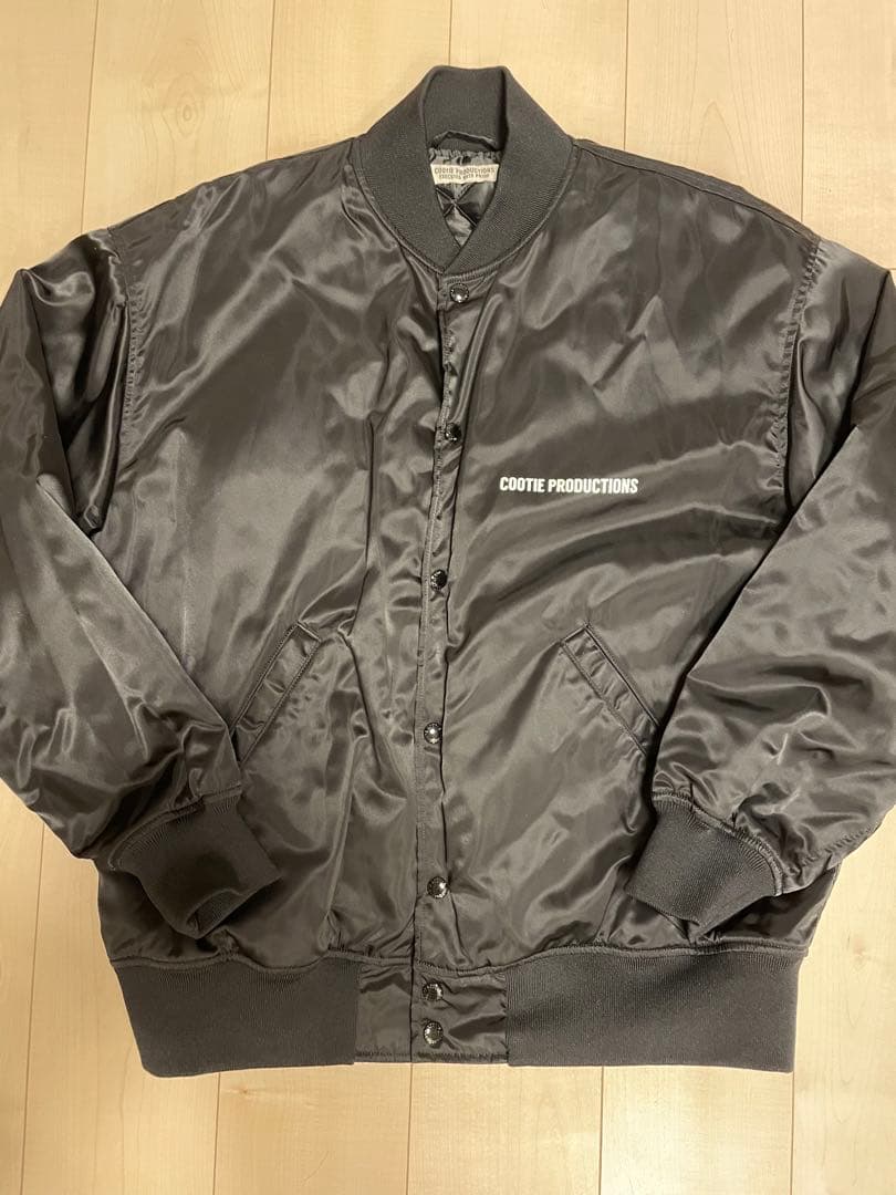 ジャケット・アウター cootie nylon satin stadium  jacket