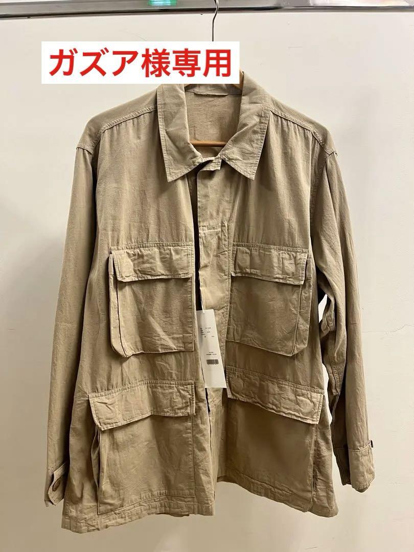 ガズア　COMOLI 24SS KHAKI B.D.Uジャケット サイズ2