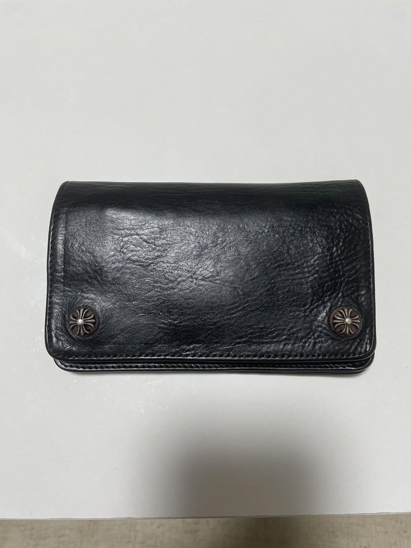 超美品 クロムハーツ クロム レア財布 1ZIP 本革 確実正規品