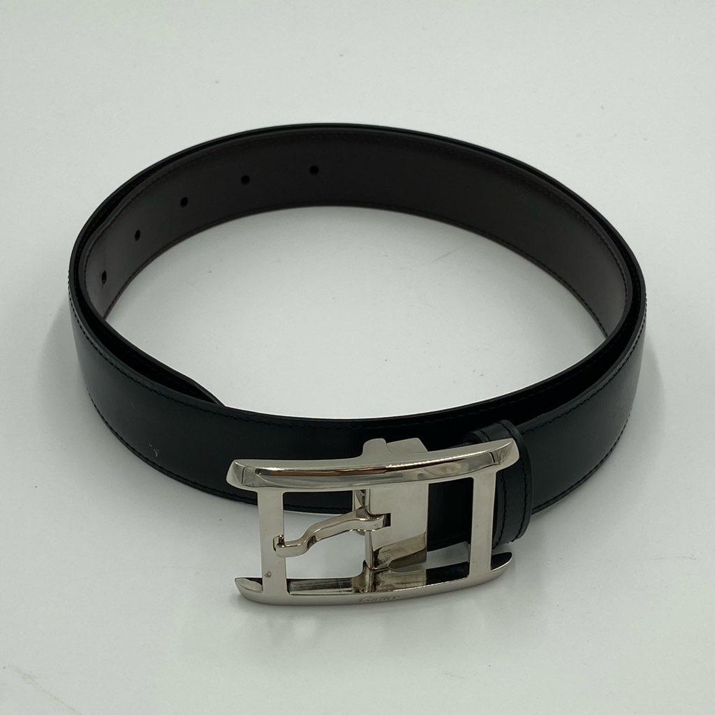カルティエ Cartier タンク アメリカン レザー ベルト リバーシブル