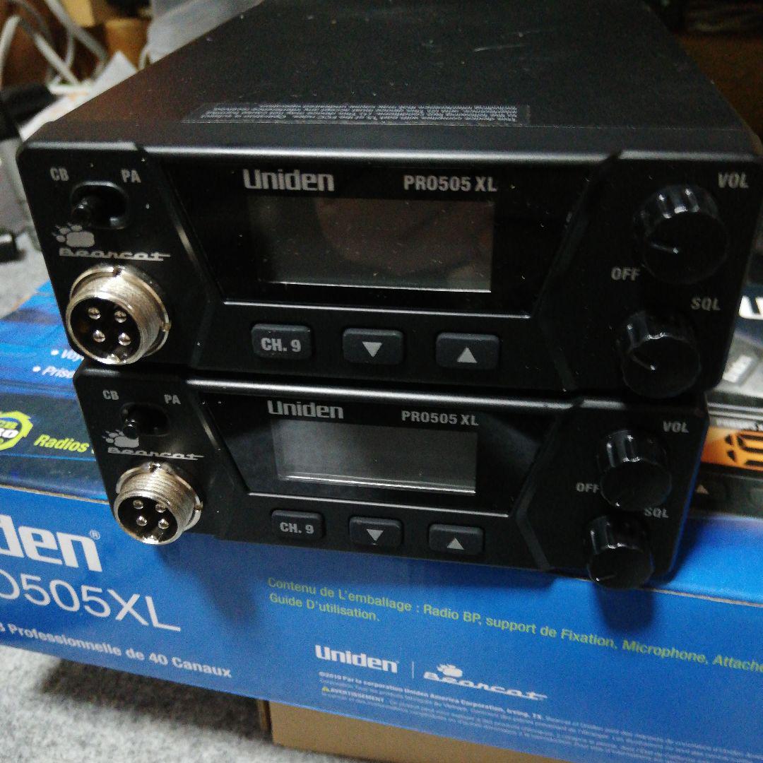 ユニデン PRO505XL 無線機アンテナフルセット2台