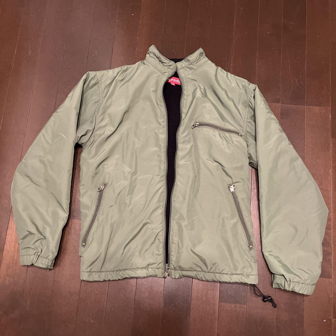 90s 希少OLD SUPREME ナイロンフリースジャケット USA製　11