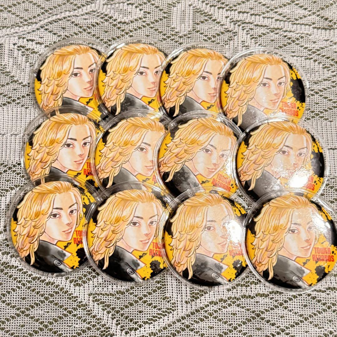 東京リベンジャーズ タワレコ 原画展 佐野万次郎 缶バッジ