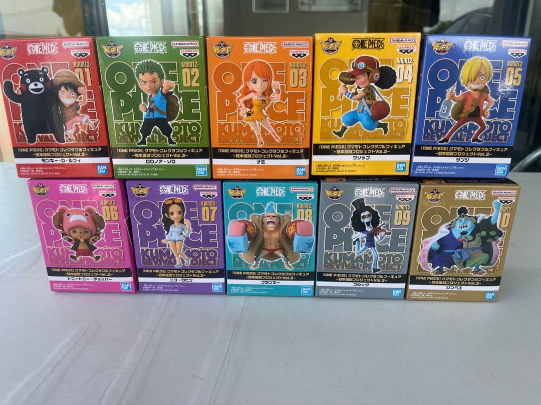 ワーコレ 第二弾熊本ワンピース 全10種コンプセット　コレクタブルフィギュア