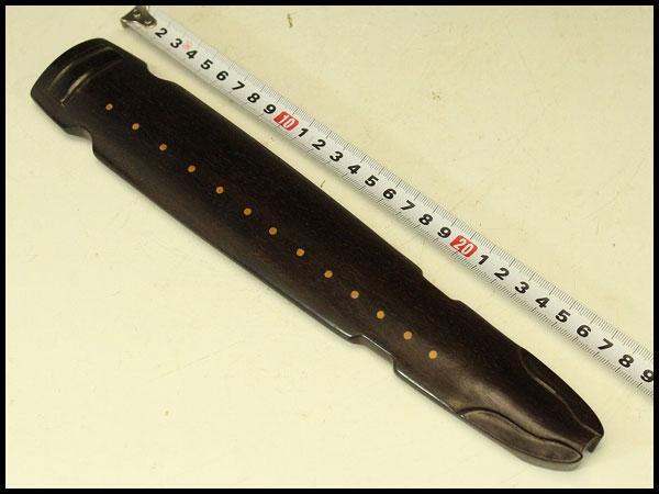 紫檀 琴形 腕枕 29.2cmx5cm(HA387)