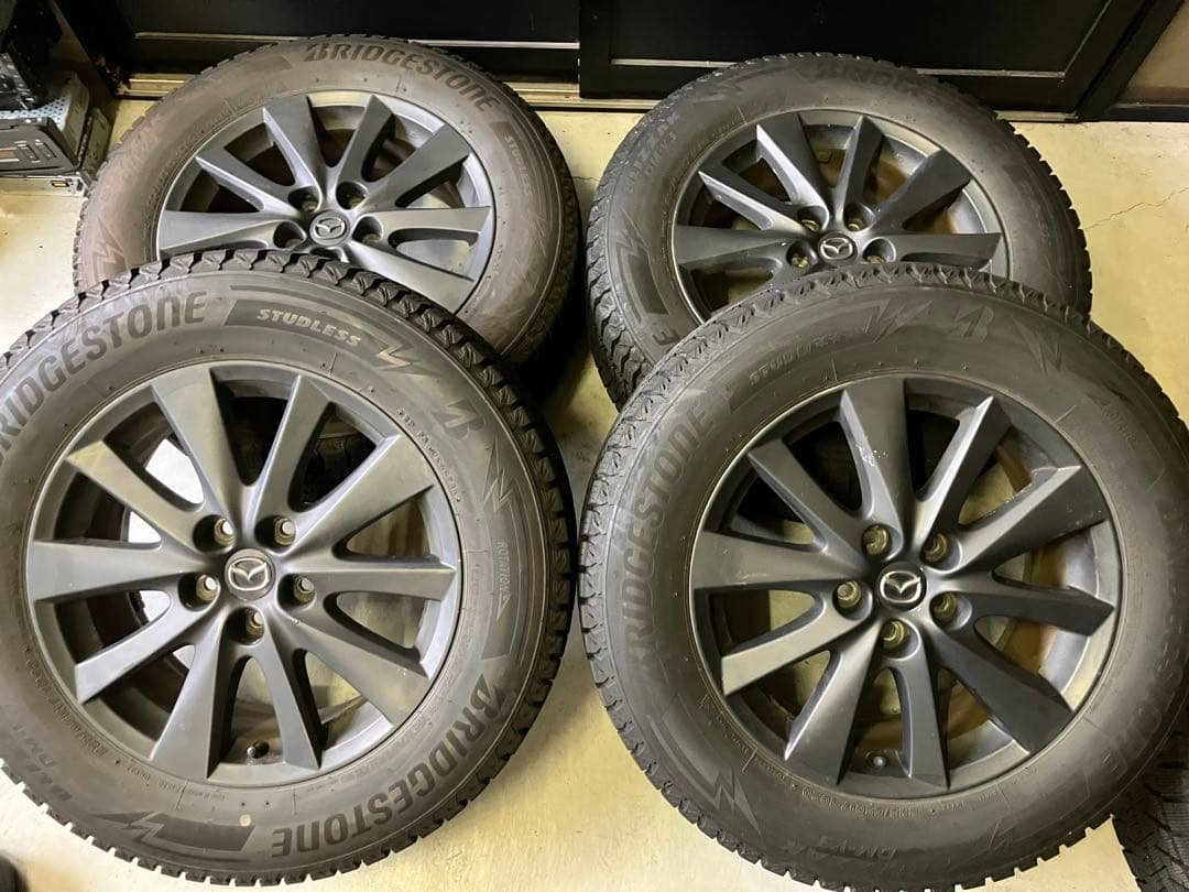 ★マツダ純正 225/65R17 BS アルミホイールスタッドレス4本SET★