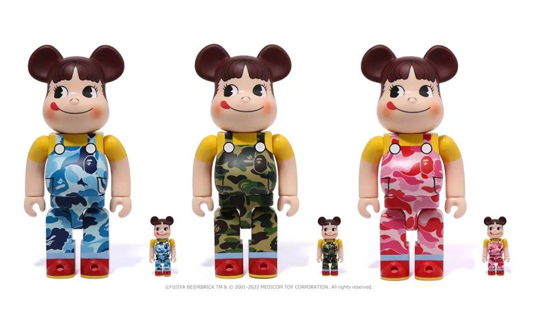 BE@RBRICK BAPEペコちゃん100%&400%セット ベアブリック