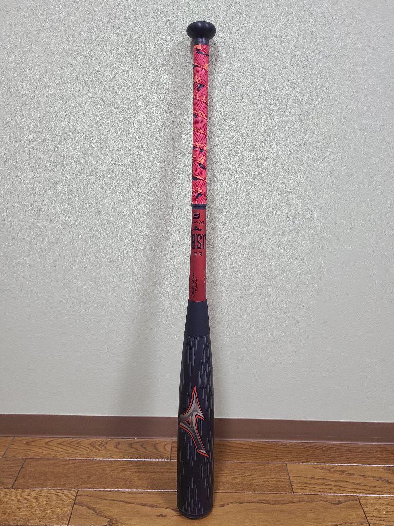 ミズノ 軟式用金属製 レガシーメタル (83cm) 専用バットケース付！