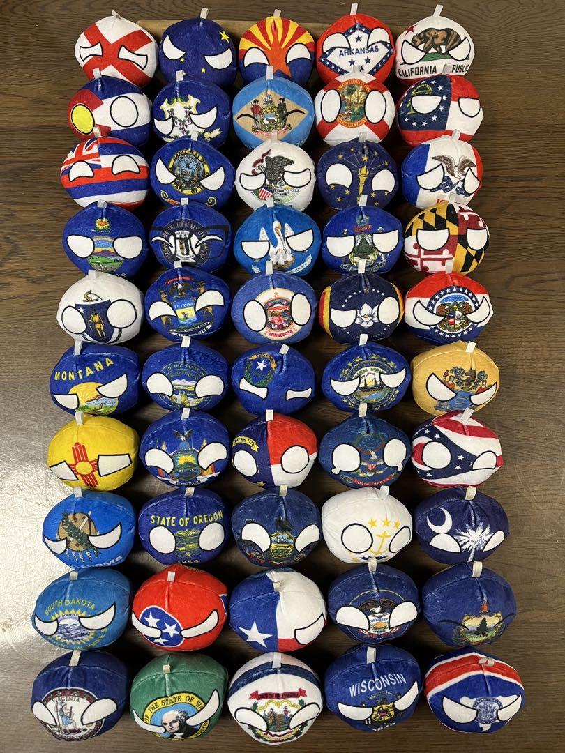 ぬいぐるみ Polandball plush dolls All USA