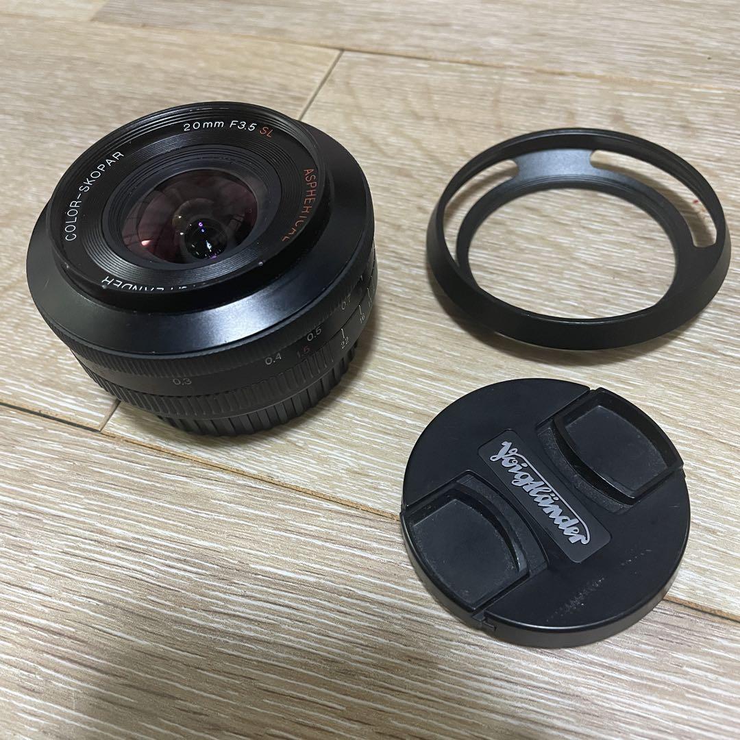 【最終値下】VoightLander  20mm F3.5 EFマウント