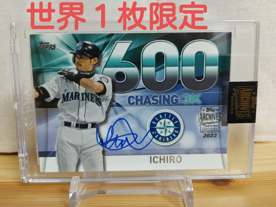 【1/1】イチロー　直筆サインカード　topps