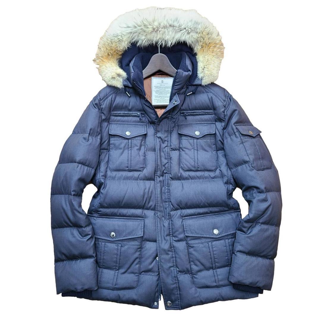 Brunello Cucinelli ウールシルク ダウンジャケット