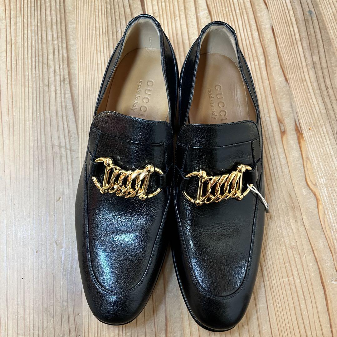 シン　GUCCI モカシン　メンズ 7 1/2 26.5cm相当