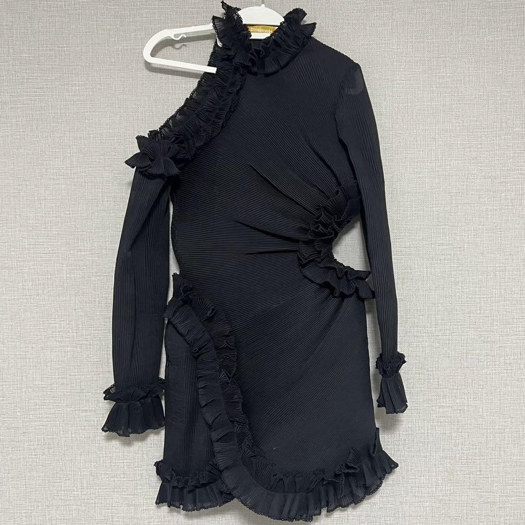 美品 ZIMMERMANN/ジマーマン ドレス 黒 Fサイズ 約18万円 送料込