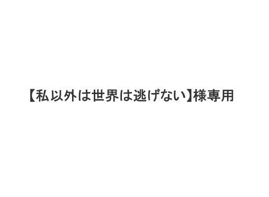 【私以外は世界は逃げない】