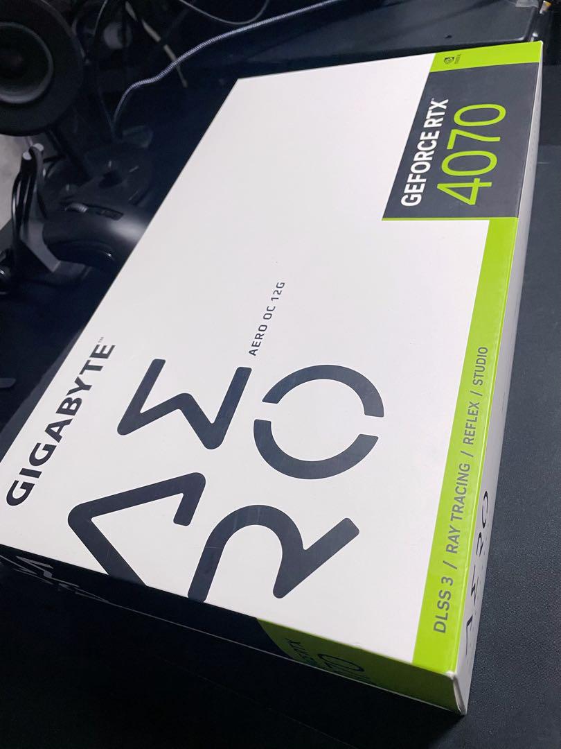 半年未満美品 GIGABYTE NVIDIA  RTX4070 AEROモデル