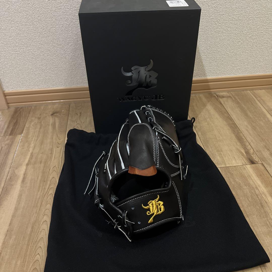 和牛JB   投手用グラブ　黒　硬式用