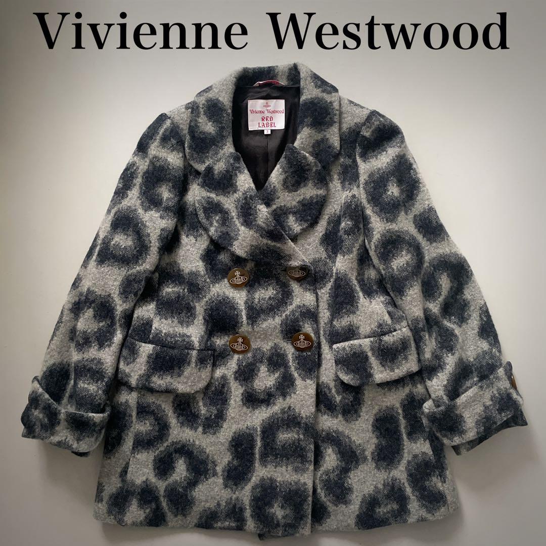 美品✨レアなヒョウ柄✨ Vivienne Westwood　ピーコート
