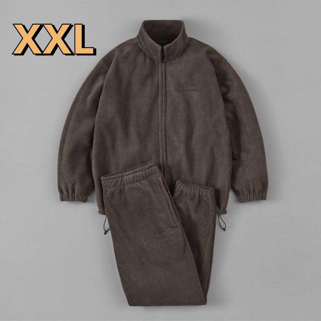 トップス ENNOY CITY FLEECE JACKET+PANTS brown XXL