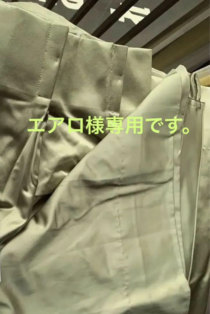 美品フィスバ高級カーテン草色グリーンクリスチャンフィッシュバッハFISBA2枚②