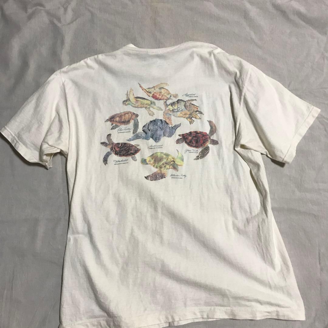 【希少　かめ８匹】ビンテージパタゴニアPatagonia メンズＴシャツ