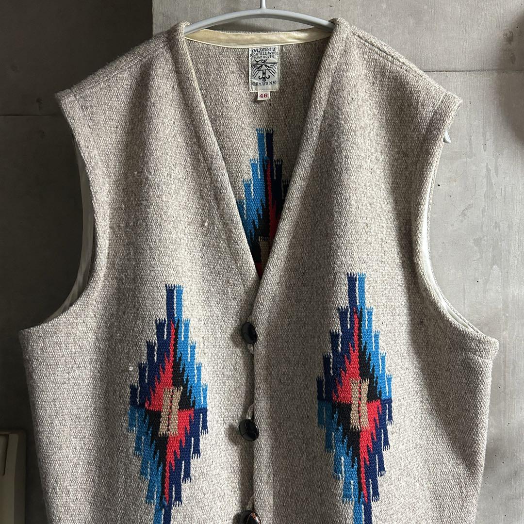 70s ORTEGA'S オルテガ チマヨベスト ビッグサイズ