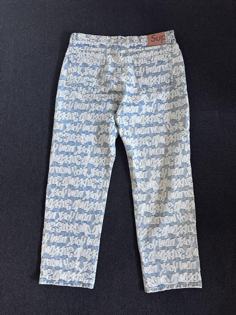 パンツ Supreme Fat Tip Jacquard Regular Jean 36
