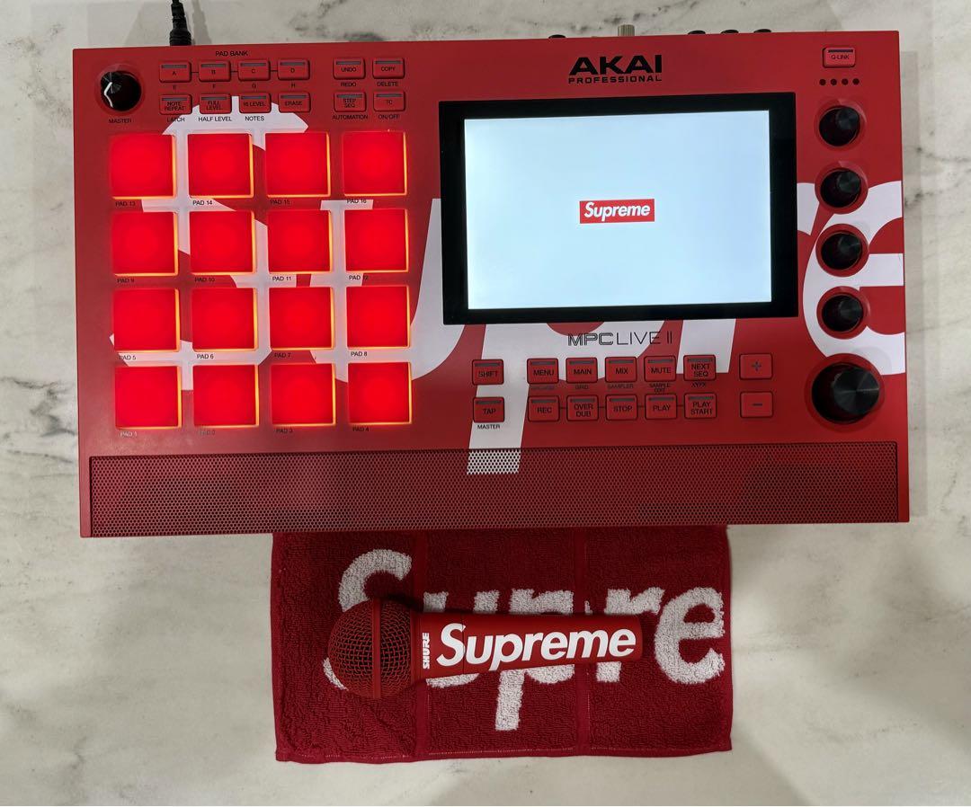 Supreme AKAI MPCLiveII & SHURE SM58※コート済