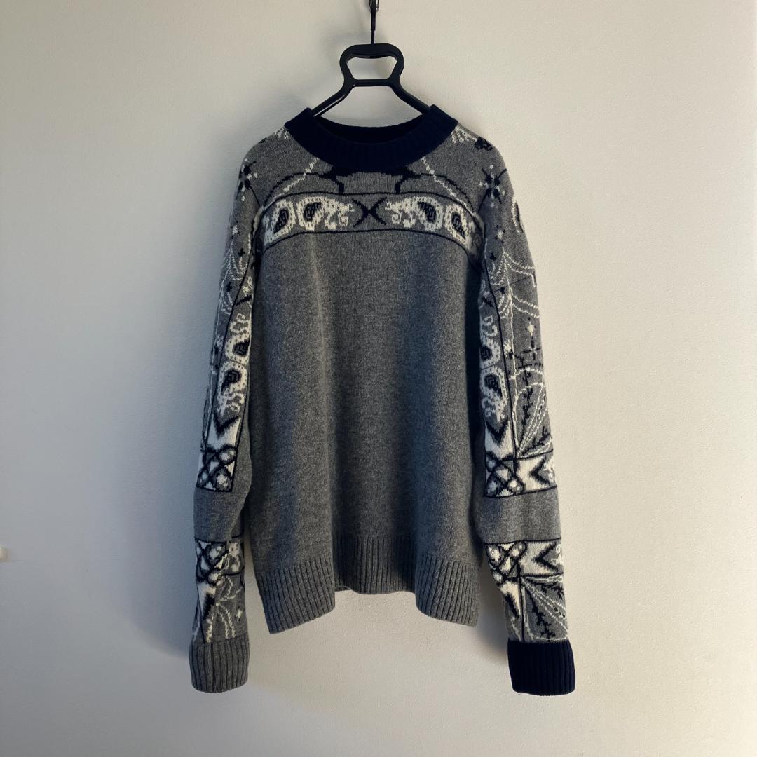 sacai サカイ 20AW Dr.WOO コラボ ニット サイズ3