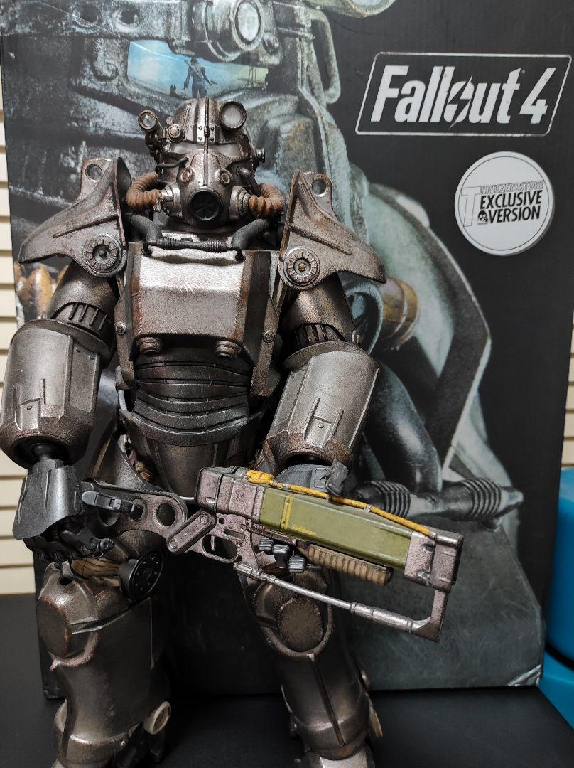 Follout4 T-45 パワーアーマー ミニガン付きthreezero限定