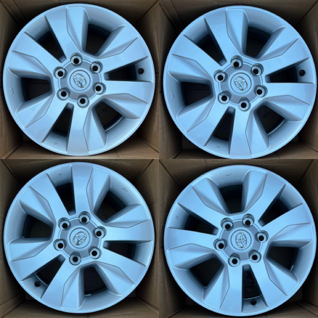 トヨタ T ハイラックス 新車外し　極上品 125系 4本　純正ホイール17“