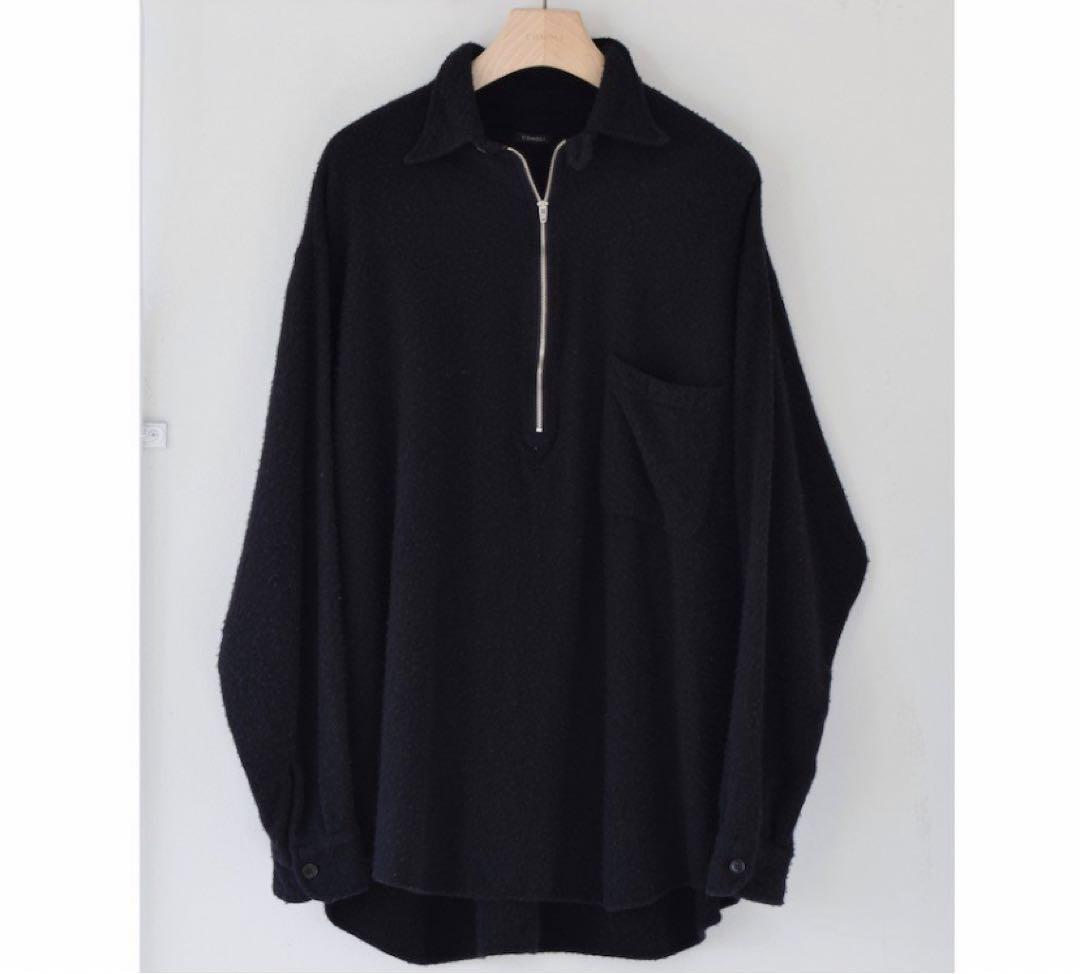 【新品・未使用】23aw comoli ウールハーフジップ　サイズ3