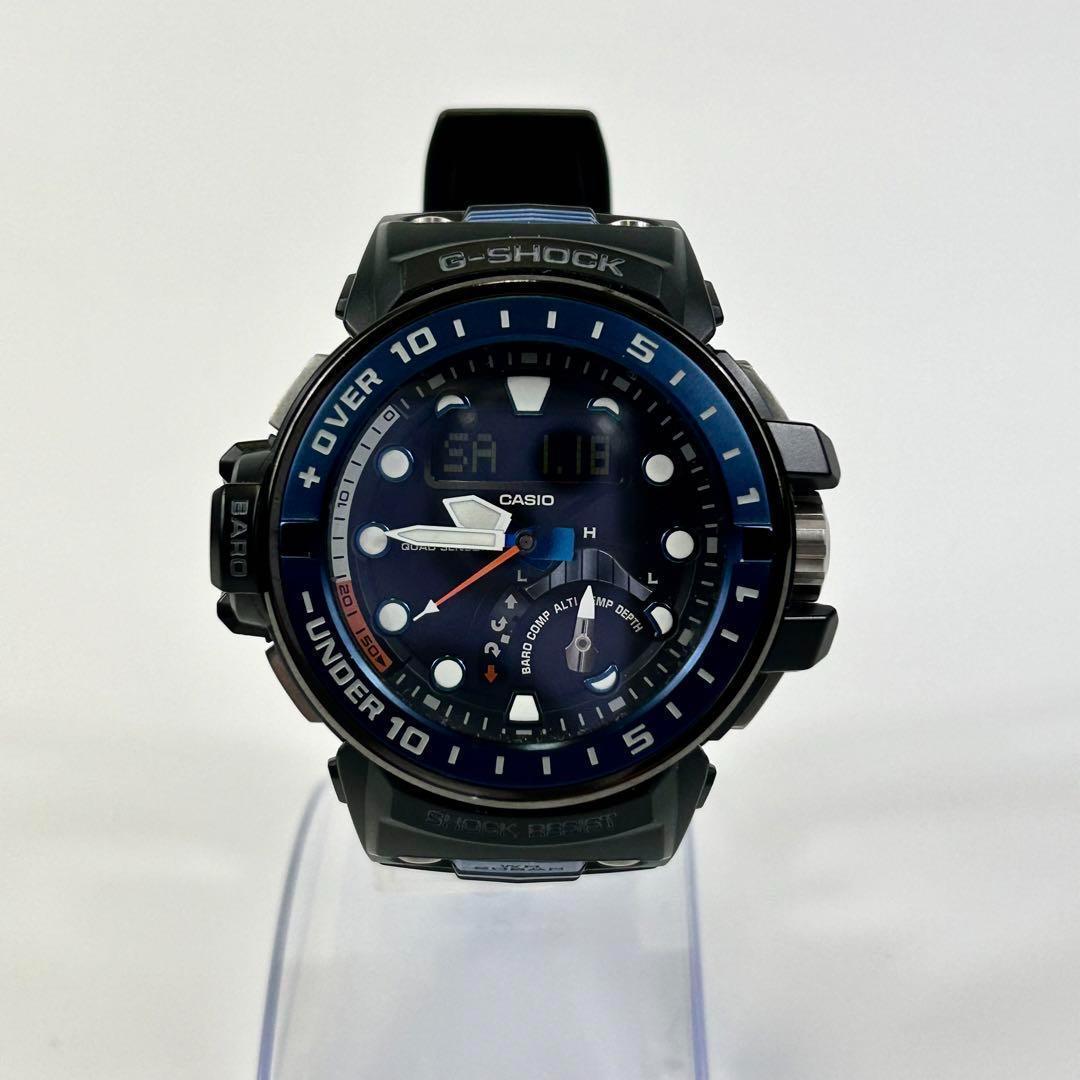 廃盤稼働　G-SHOCK GWN-Q1000 ガルフマスター　電波ソーラー 　黒
