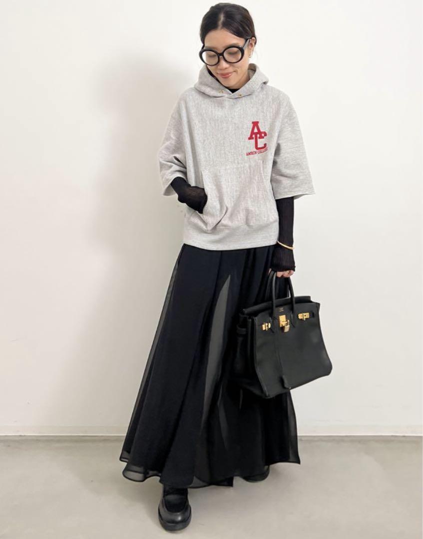 L'Appartement アパルトモン　Sheer Maxi Skirt