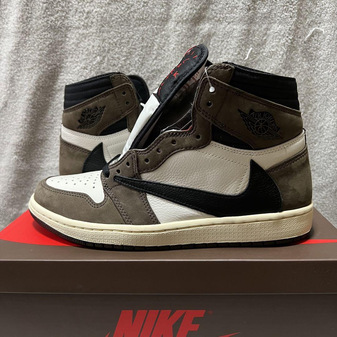 新品 TRAVIS SCOTT AIR JORDAN 1 RETRO HI OG