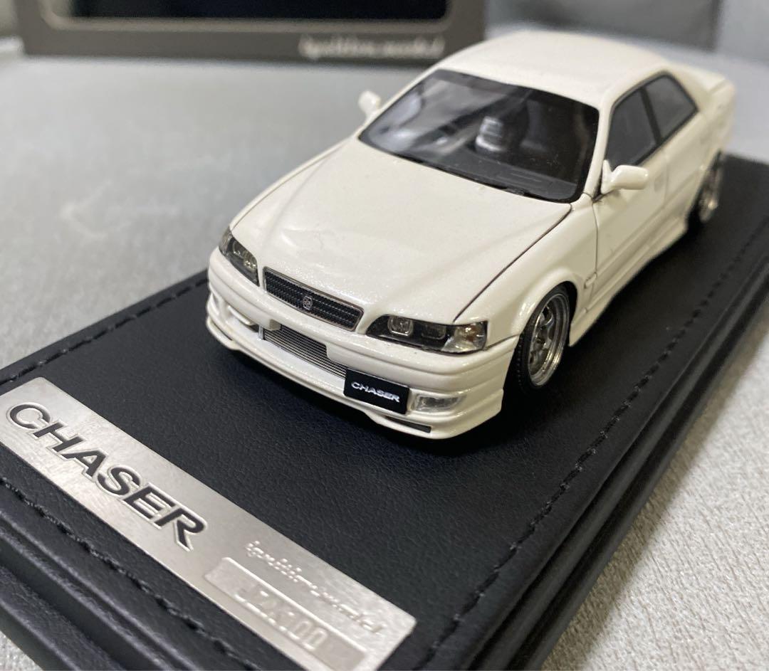 絶版希少1/43イグニッションモデル　トヨタ　チェイサー JZX100 ホワイト